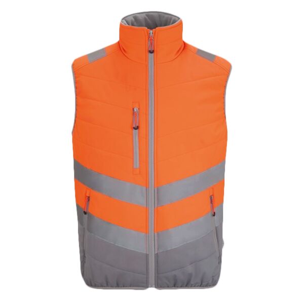 Regatta High Visibility Two Tone Thermal Baffle Bodywarmer Thumbnail