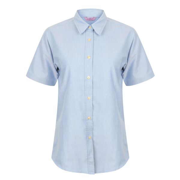 Women's short sleeve classic Oxford shirt Thumbnail