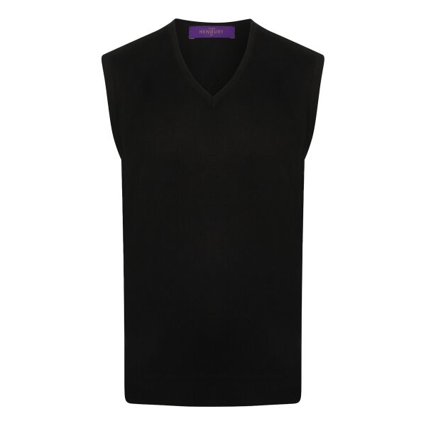 Sleeveless v-neck jumper Thumbnail