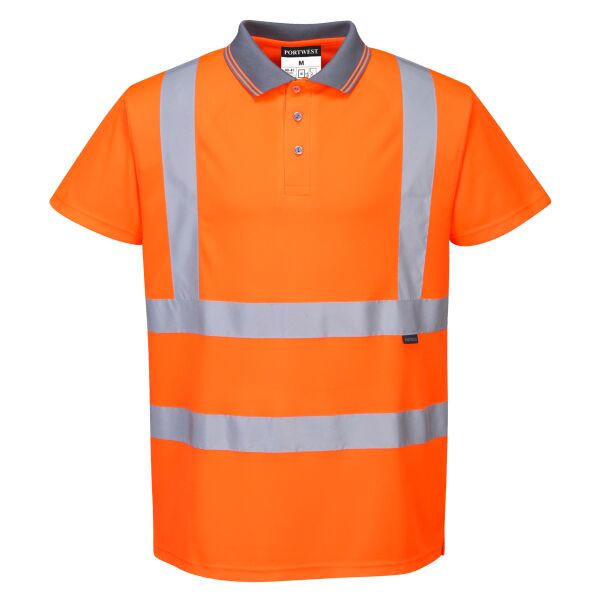 Hi-vis short sleeved polo (S477/RT22) Thumbnail