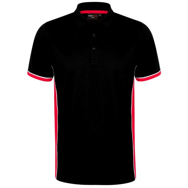 Finden + Hales Contrast Panel Polo Shirt Thumbnail
