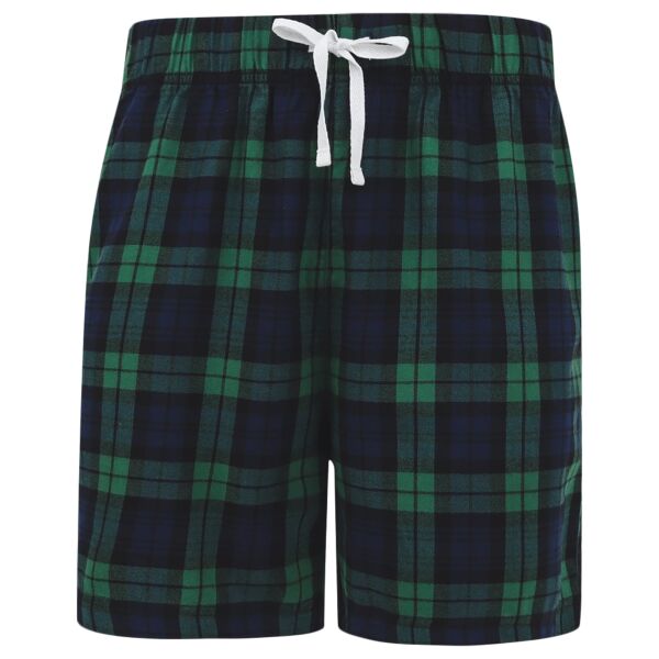 SF Clothing Tartan Lounge Shorts Thumbnail