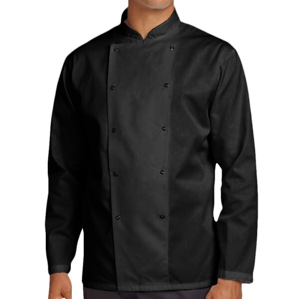 Budget Long Sleeve Chefs Jacket Thumbnail