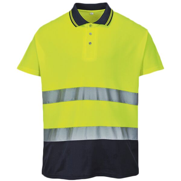 Two-tone cotton Comfort polo (S174) Thumbnail
